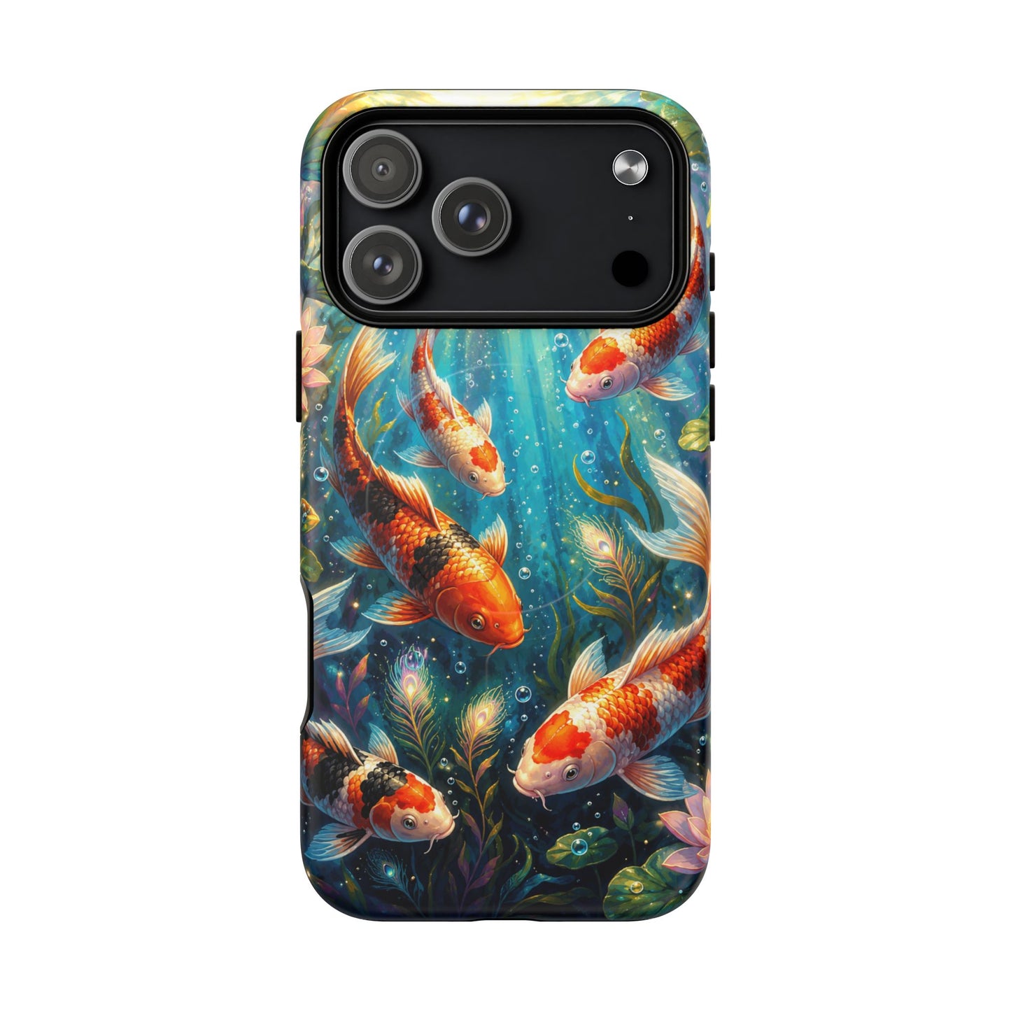 Koi Serenity™ Tough Magnetic Case for iPhone (MagSafe Compatible)