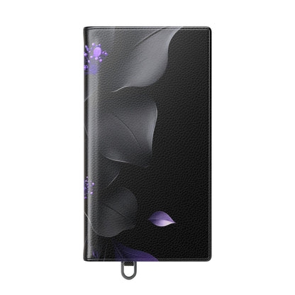 Midnight Lavender™ Flip Case for Samsung Galaxy | Premium Vegan Leather Wallet Case