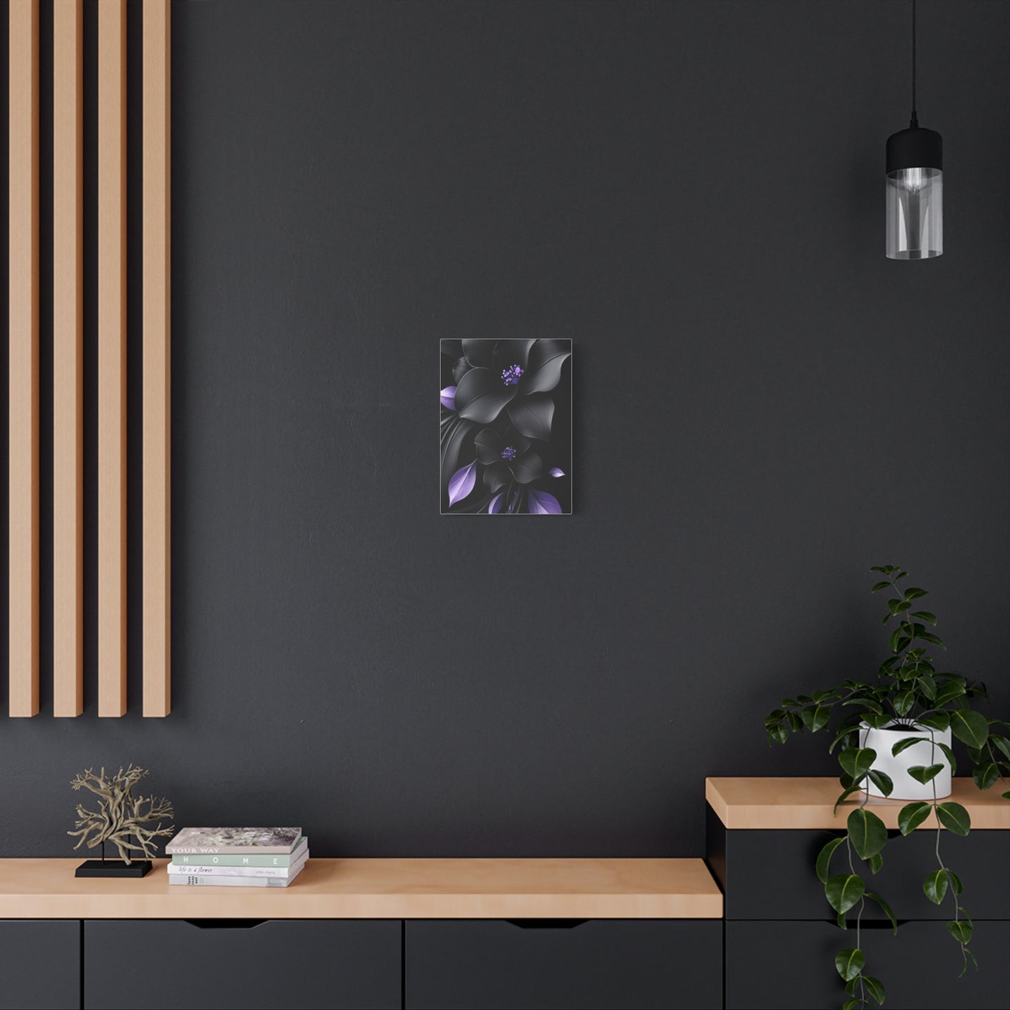 Midnight Lavender™ Matte Stretched Canvas Wall Art (1.25")