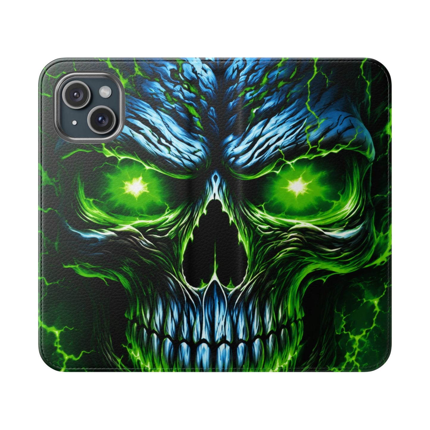 NecroVolt™ Flip Wallet Case for iPhone