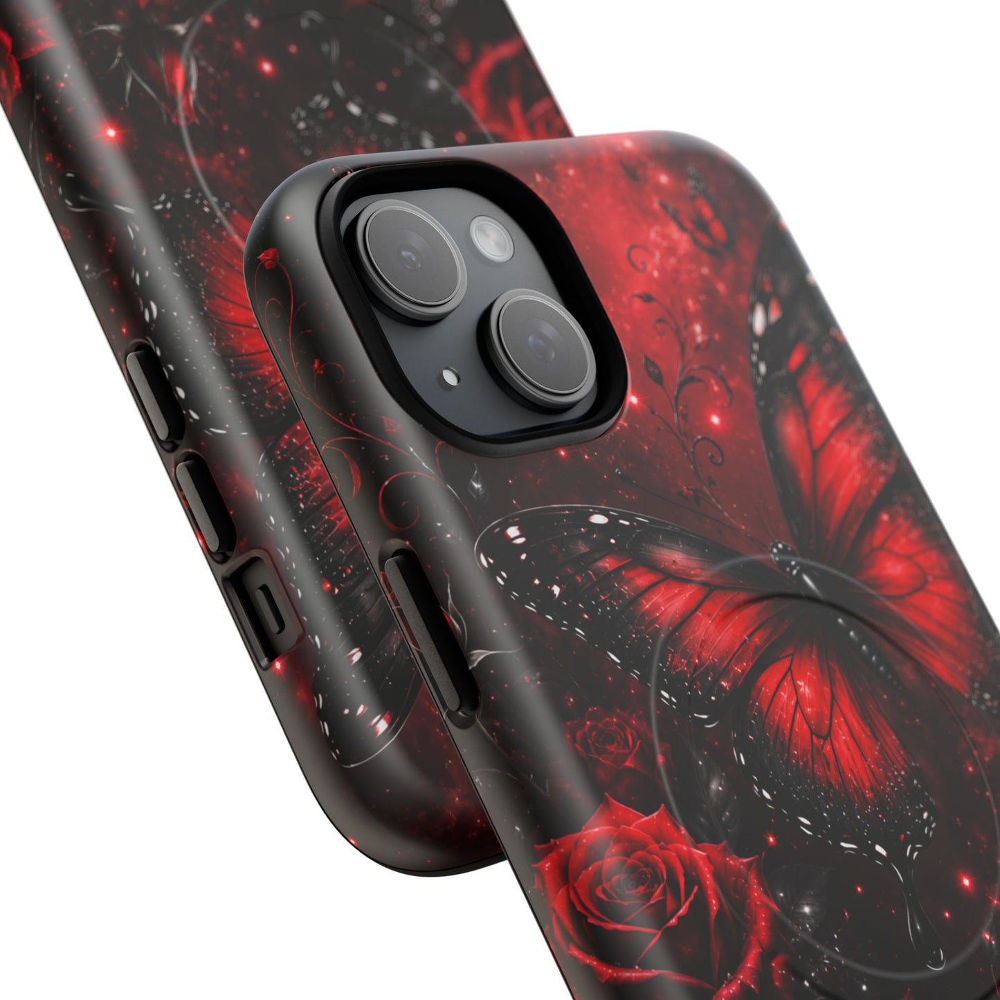 Étui robuste magnétique Crimson Metamorphosis™ pour la série iPhone 13-17