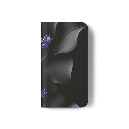 Midnight Lavender™ Flip Case for iPhone | Premium Vegan Leather Wallet Case