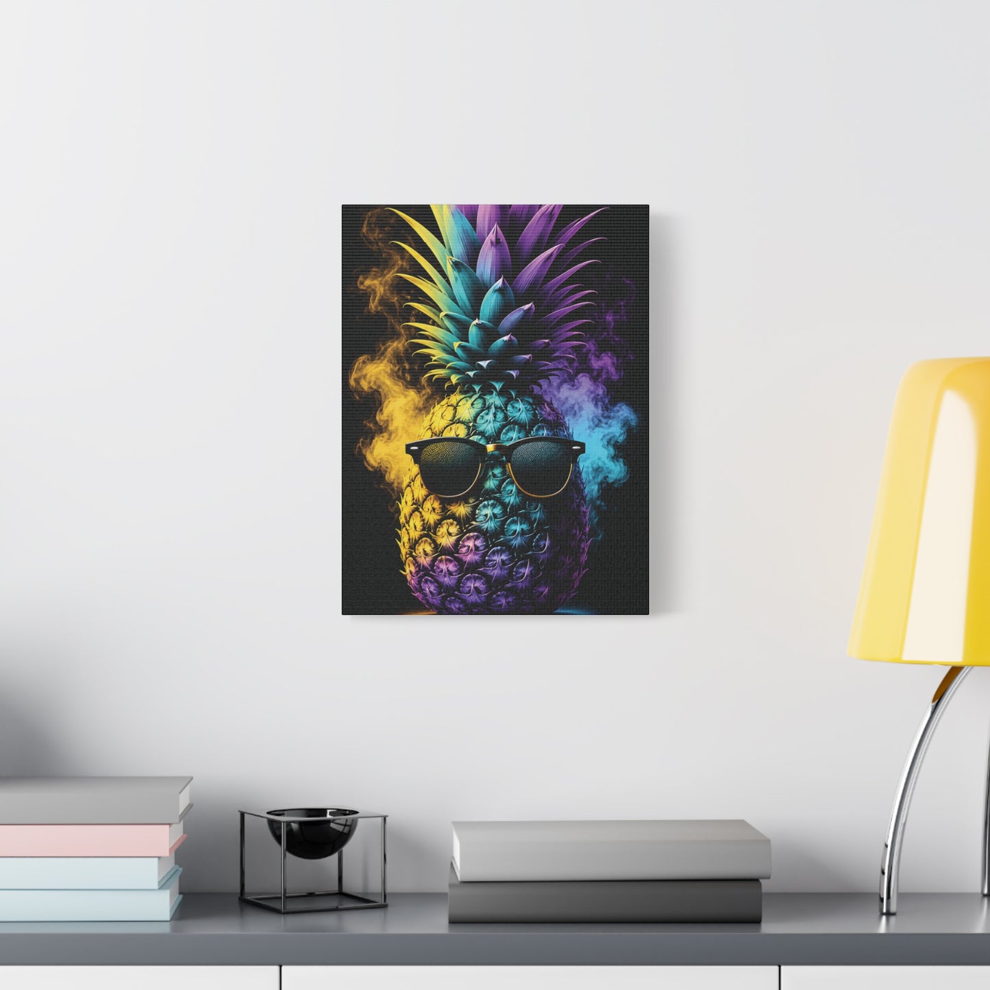 Smokin' Pineapple™ Matte Stretched Canvas Wall Art (1.25")