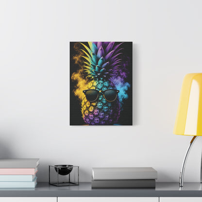 Smokin' Pineapple™ Matte Stretched Canvas Wall Art (1.25")
