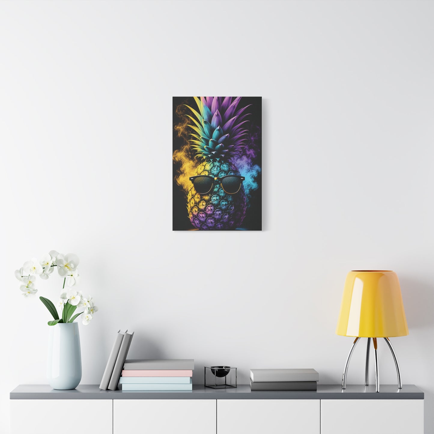 Smokin' Pineapple™ Matte Stretched Canvas Wall Art (1.25")
