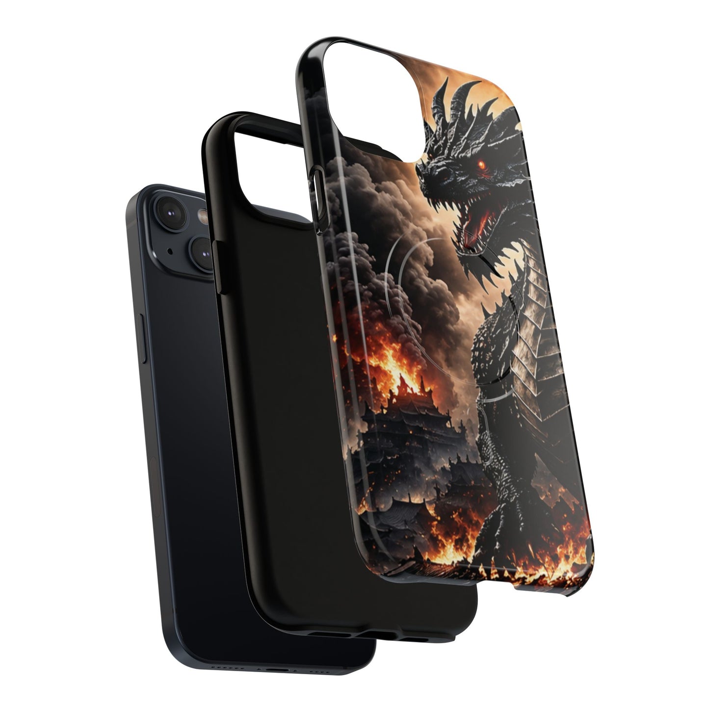 Ashen Dominion™ Tough Magnetic Case for iPhone | MagSafe® Compatible