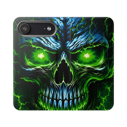 NecroVolt™ Flip Wallet Case for iPhone