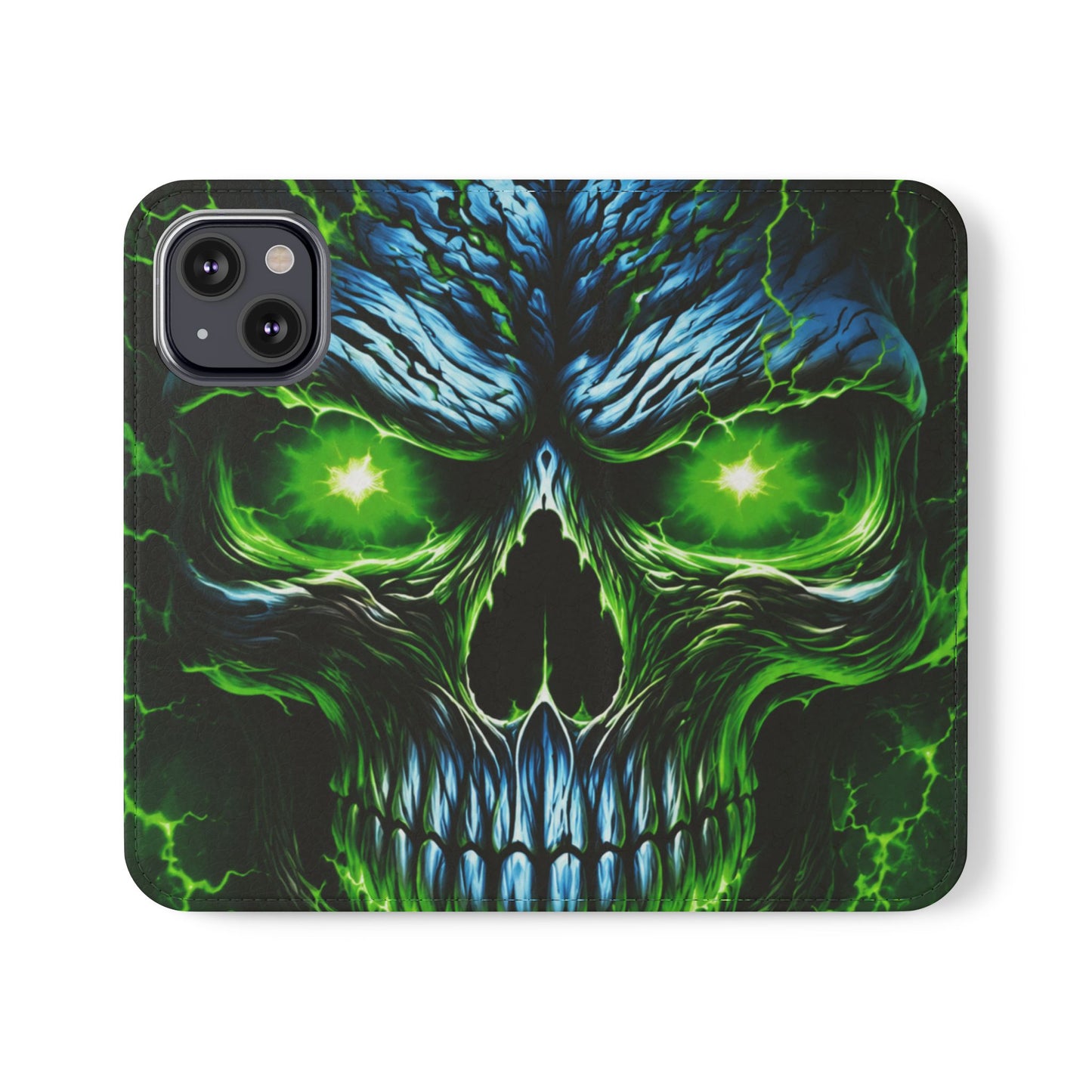 NecroVolt™ Flip Wallet Case for iPhone