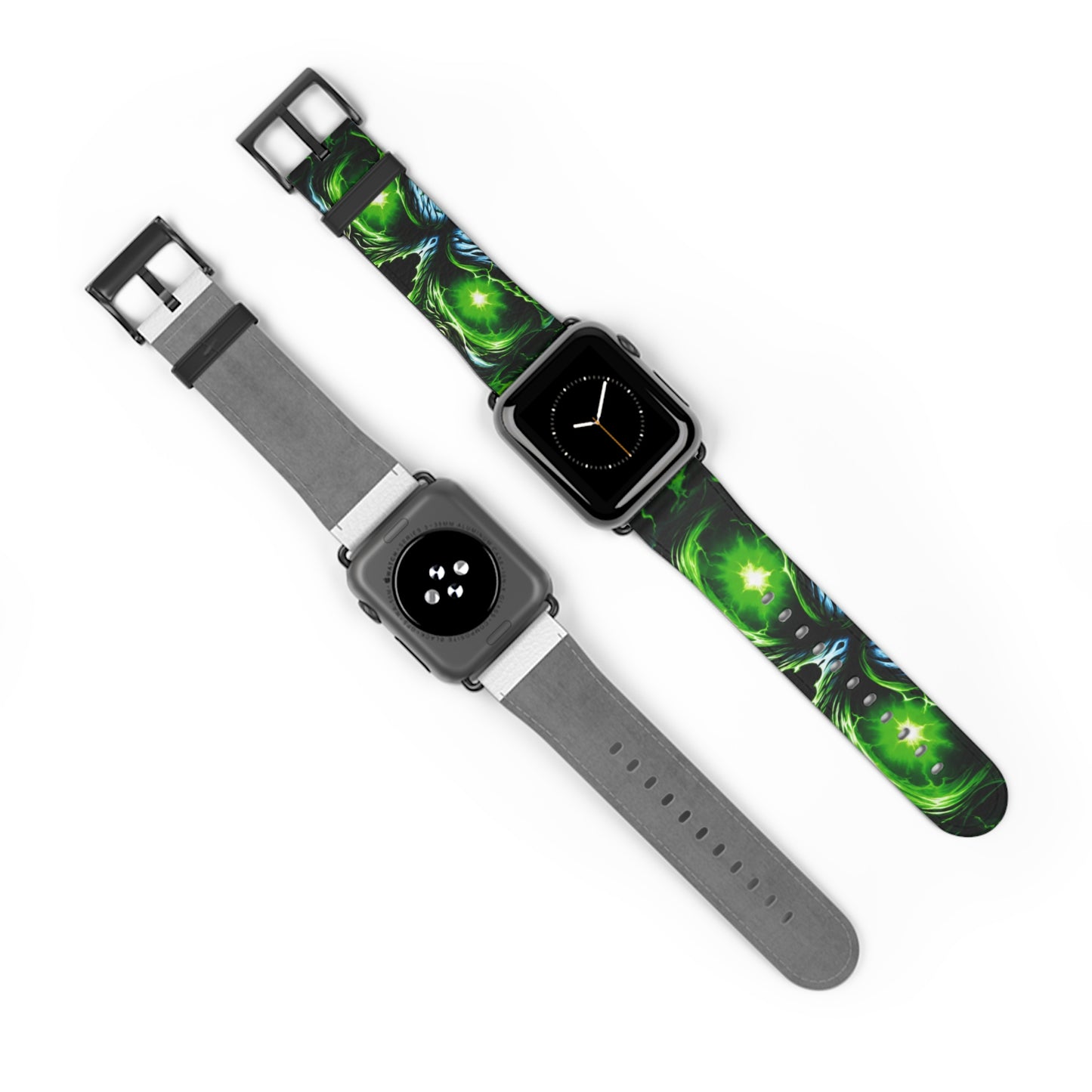 NecroVolt™ Apple Watch Band | Gothic Faux Leather Watch Strap