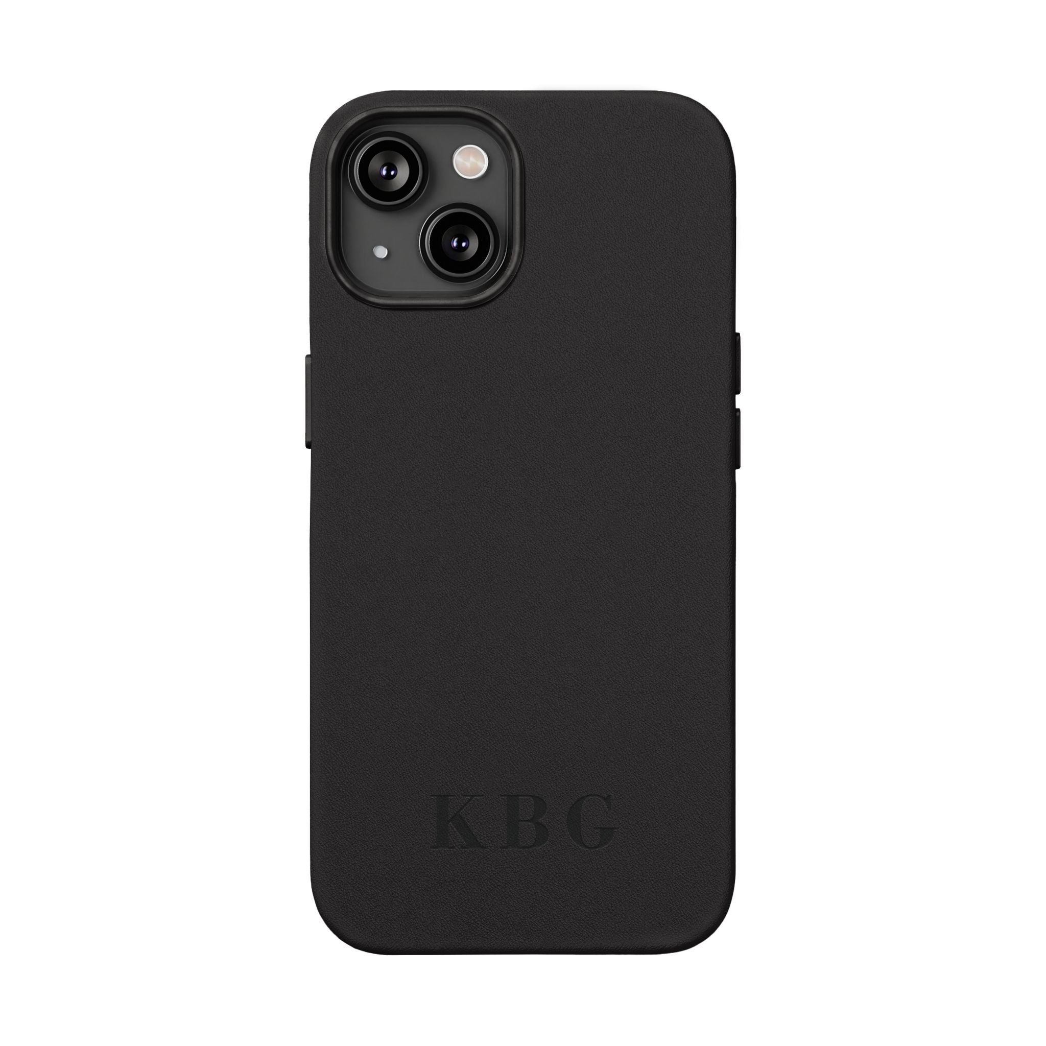 Custom Engraved PU Leather Phone Case | Personalized Monogram
