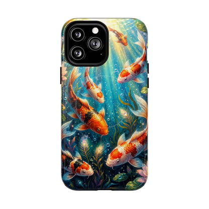 Koi Serenity™ Tough Magnetic Case for iPhone (MagSafe Compatible)