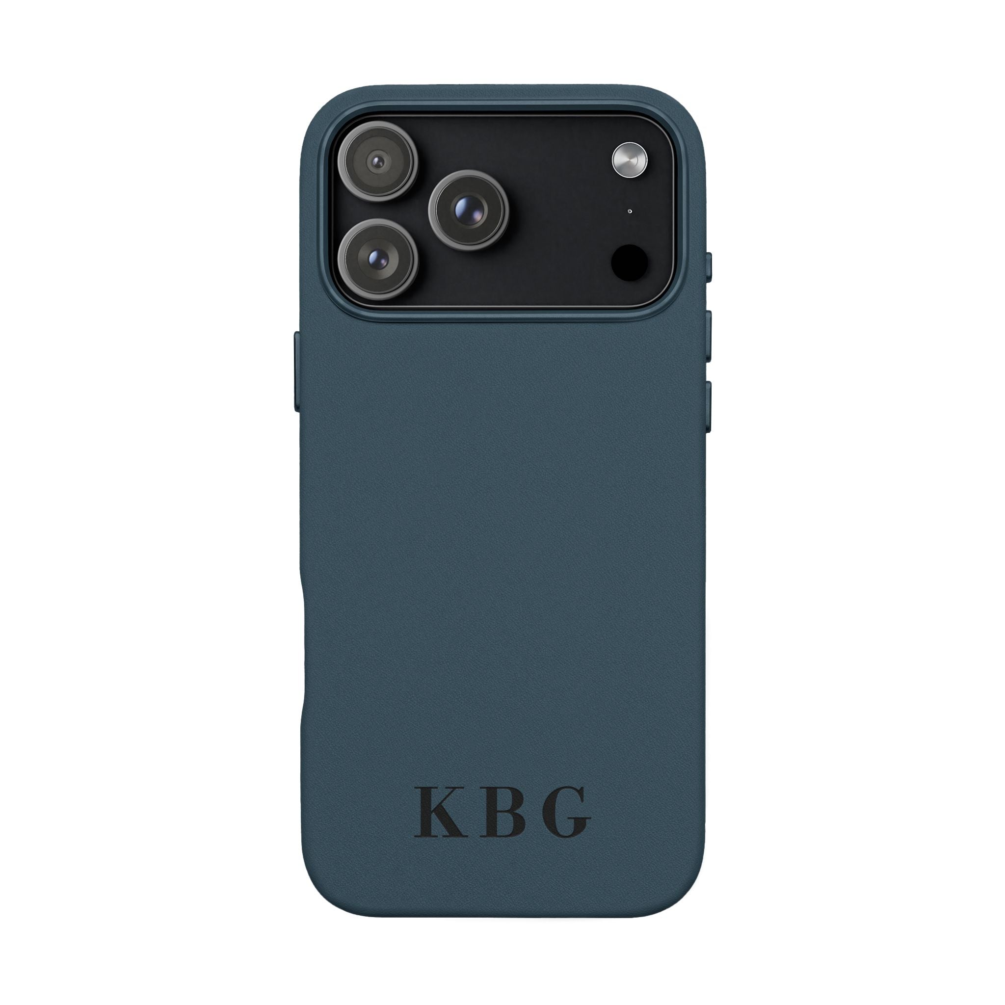 Custom Engraved PU Leather Phone Case | Personalized Monogram