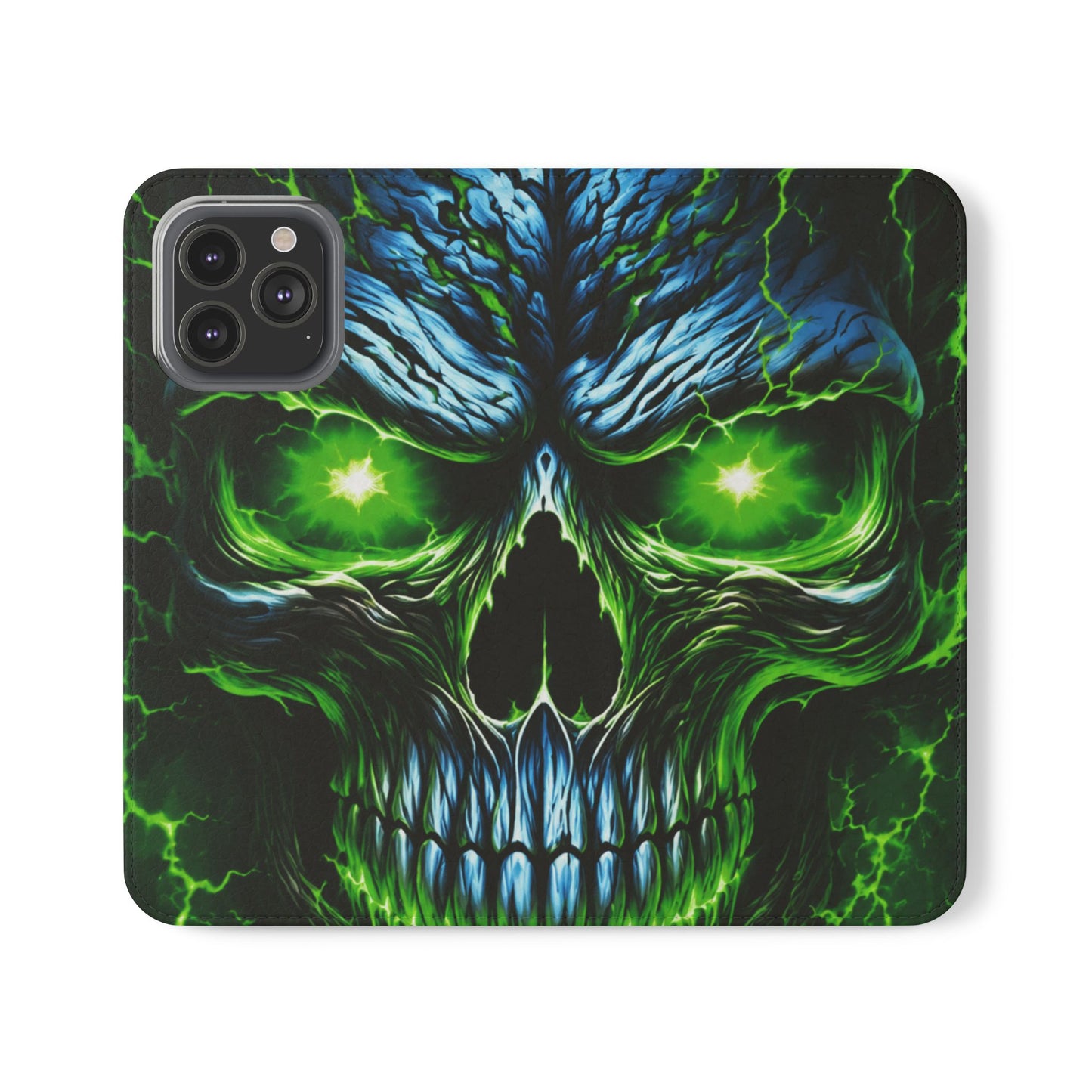 NecroVolt™ Flip Wallet Case for iPhone