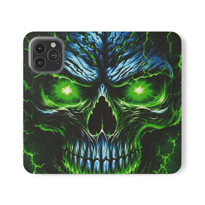 NecroVolt™ Flip Wallet Case for iPhone