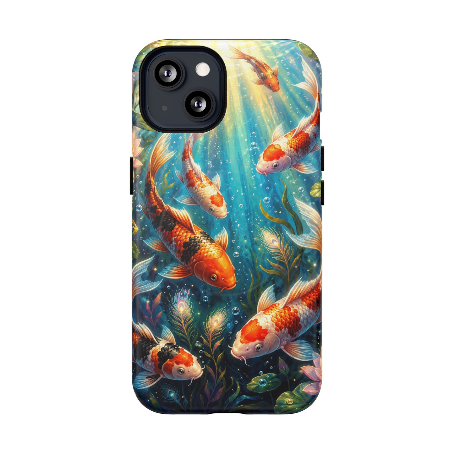 Koi Serenity™ Tough Magnetic Case for iPhone (MagSafe Compatible)