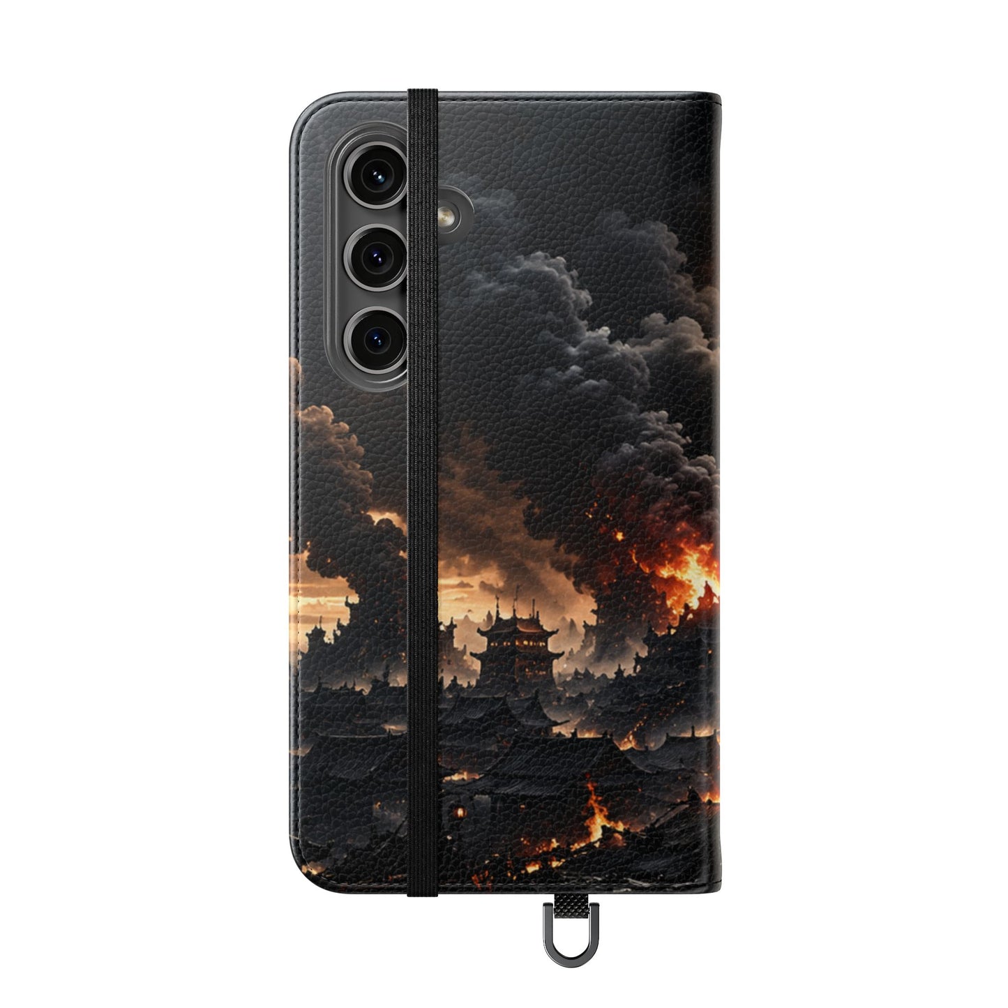 Ashen Dominion™ Flip Case for Samsung Galaxy | Premium Vegan Leather Wallet Case