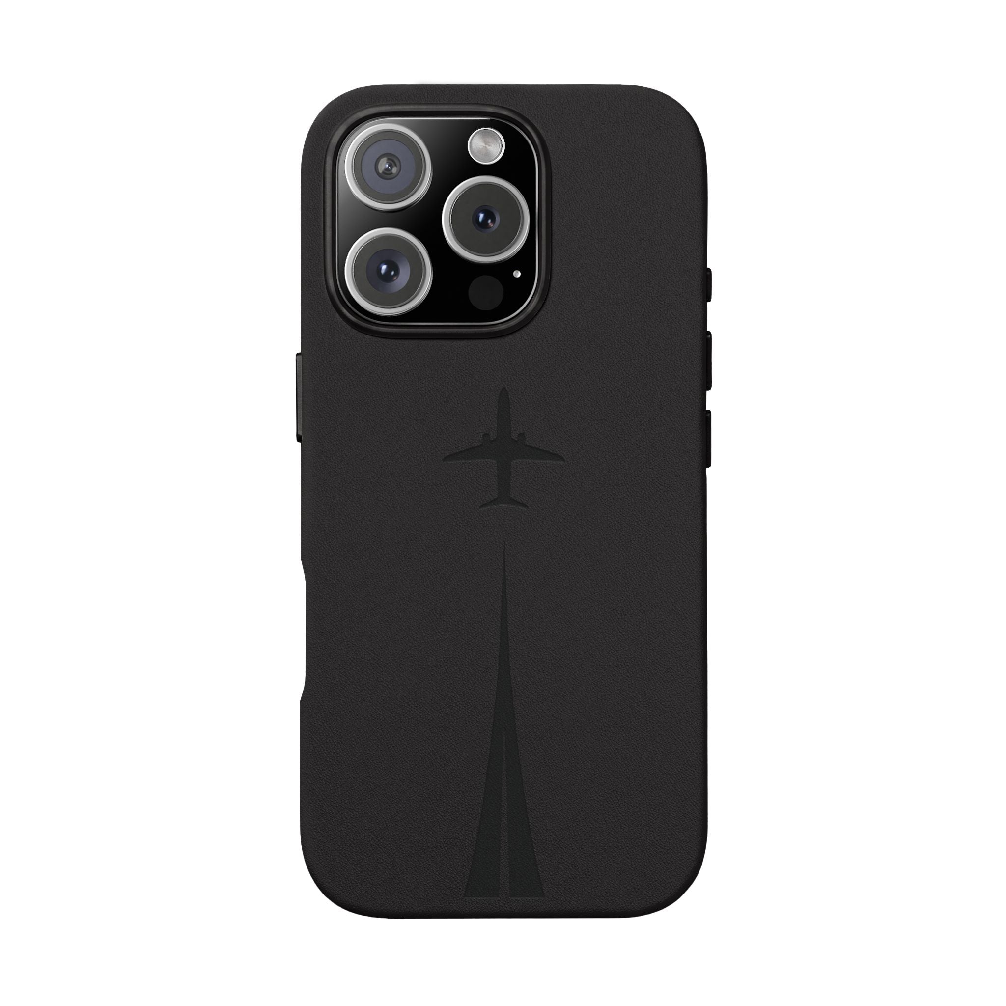 Take Off™ Engraved PU Leather Case for iPhone
