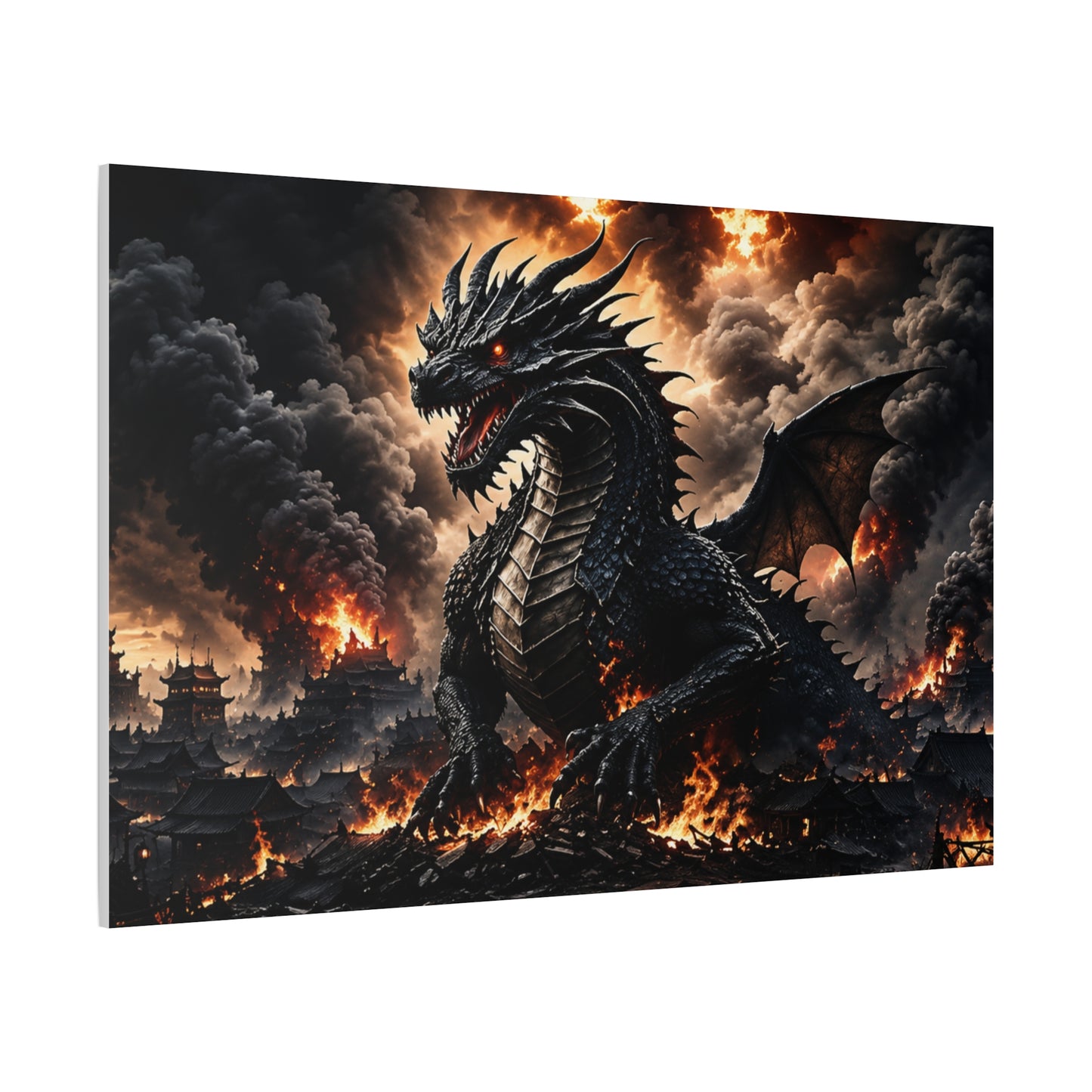 Ashen Dominion™ Matte Stretched Canvas Wall Art (1.25")