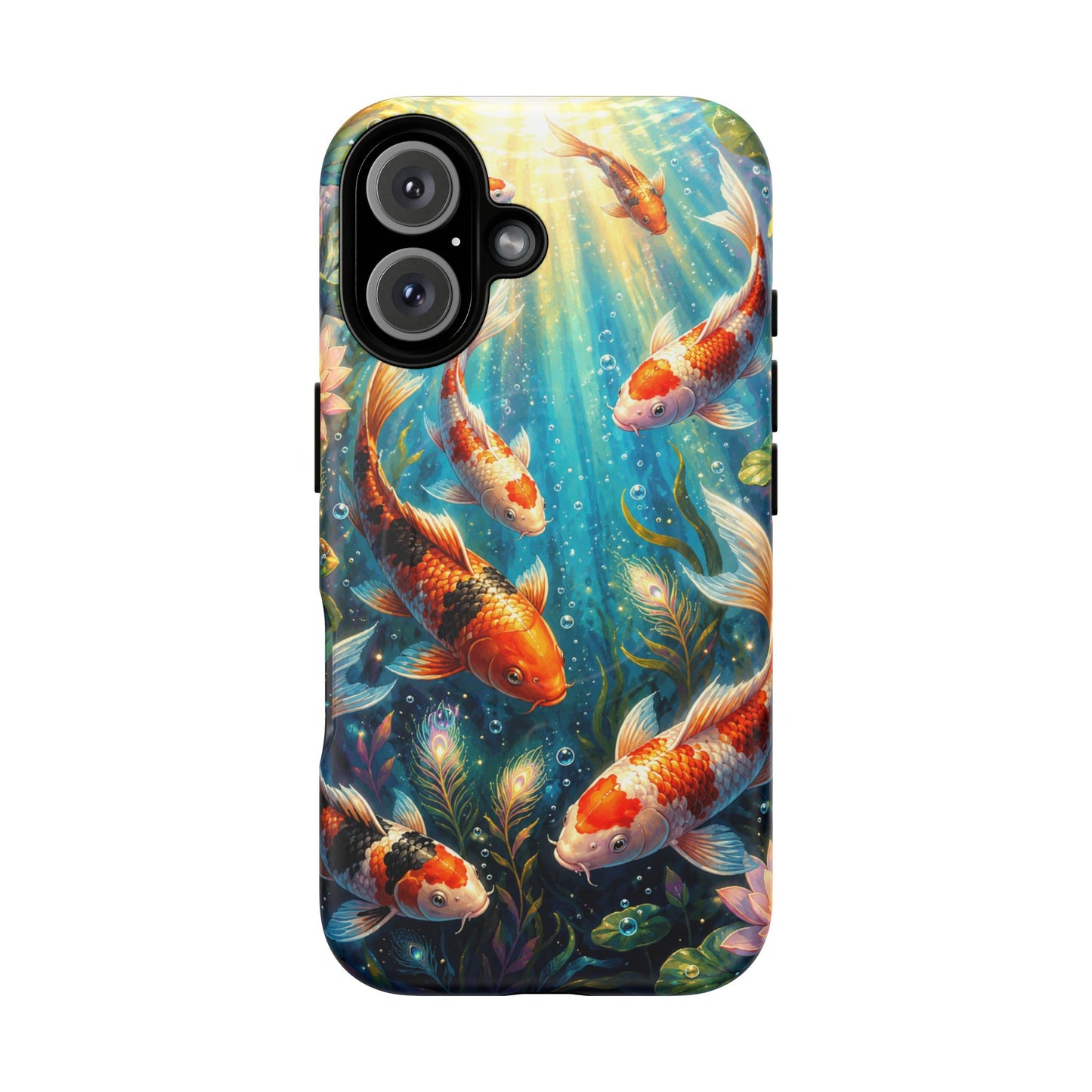 Koi Serenity™ Tough Magnetic Case for iPhone (MagSafe Compatible)