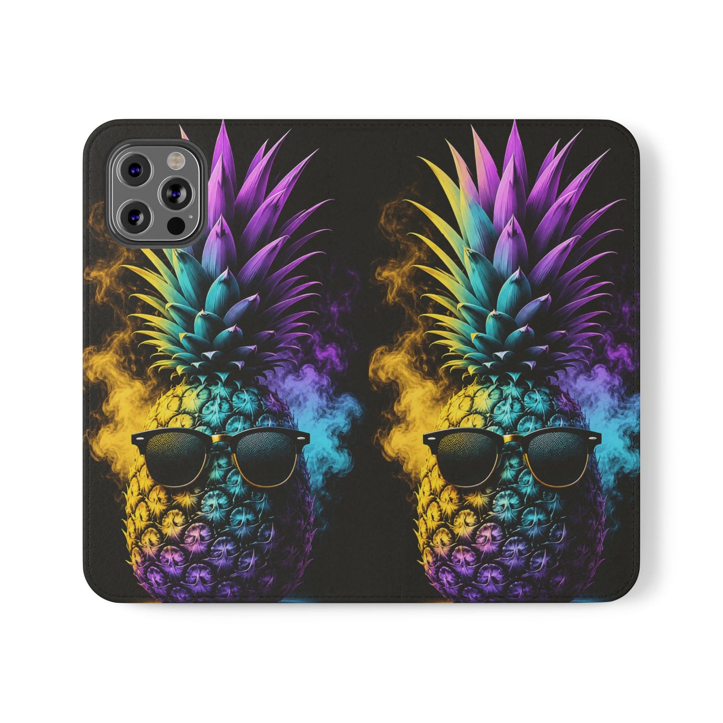 Smokin' Pineapple™ Flip Wallet Case for iPhone