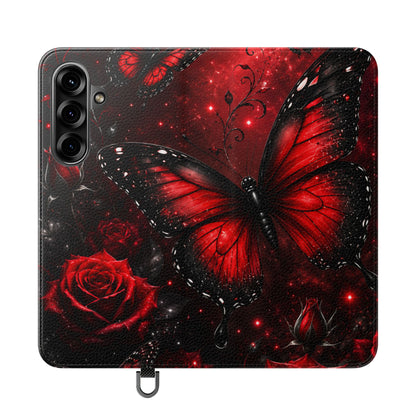 Étui portefeuille à rabat Crimson Metamorphosis™ pour Samsung Galaxy