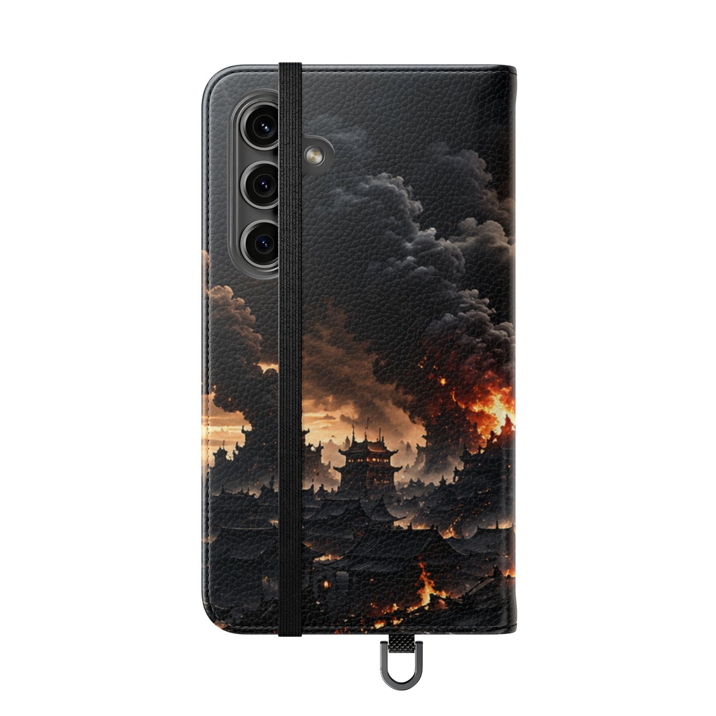 Ashen Dominion™ Flip Case for Samsung Galaxy | Premium Vegan Leather Wallet Case