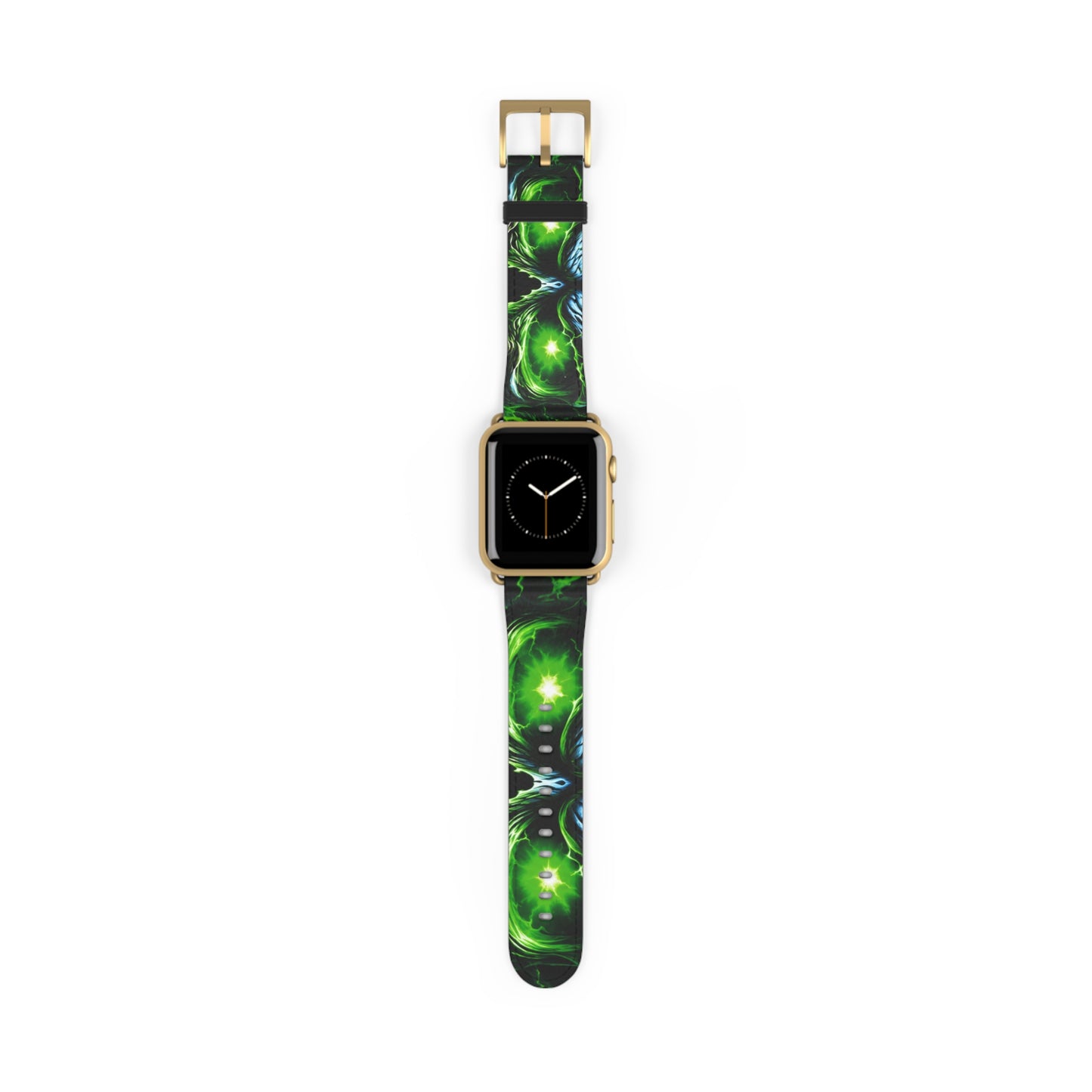 NecroVolt™ Apple Watch Band | Gothic Faux Leather Watch Strap