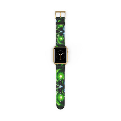 NecroVolt™ Apple Watch Band | Gothic Faux Leather Watch Strap