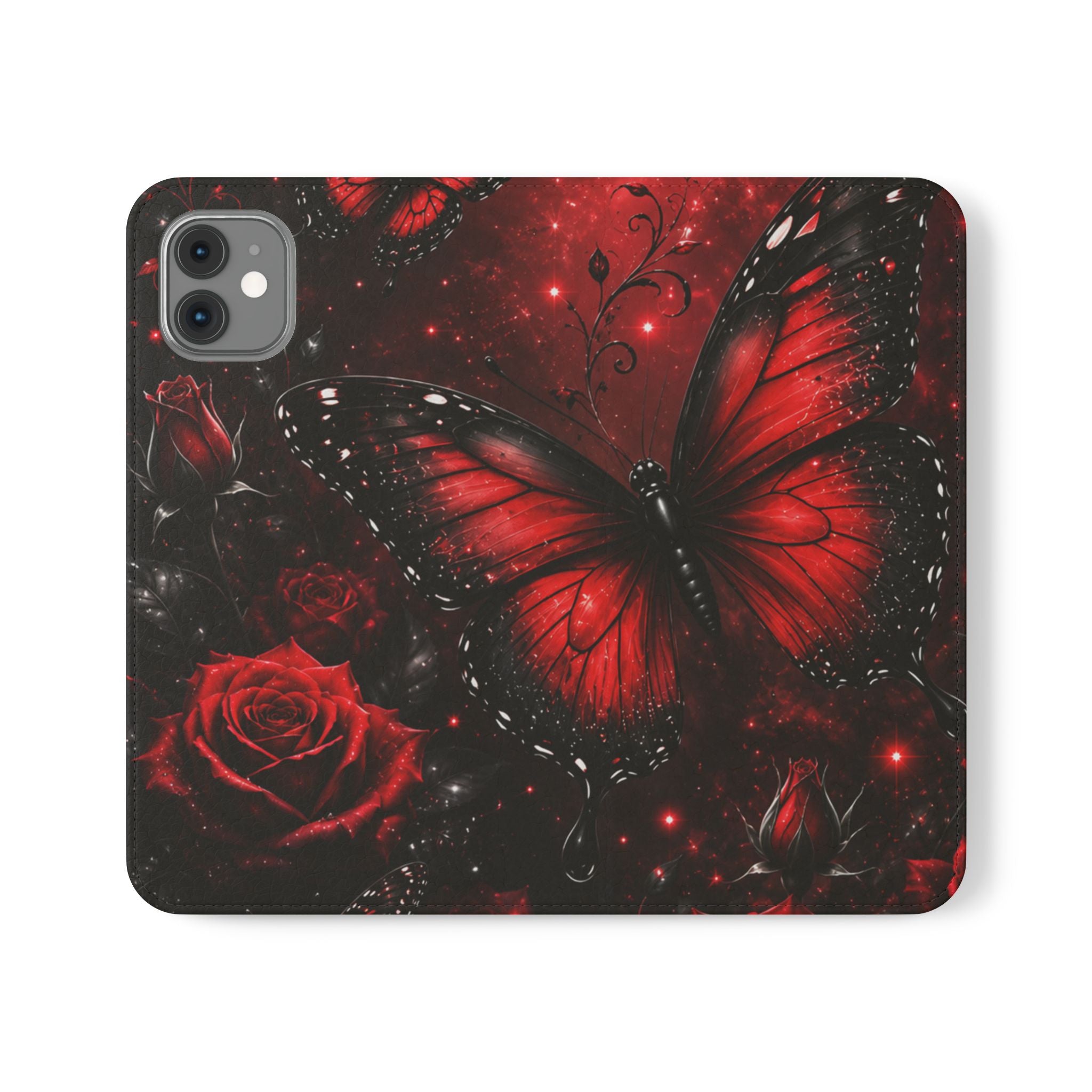 Crimson Metamorphosis™ Flip Wallet Case for iPhone