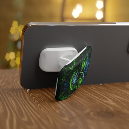 NecroVolt™ Phone Click-On Grip | Skull Phone Grip & Kickstand