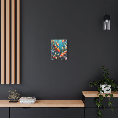 Koi Serenity™ Matte Stretched Canvas Wall Art (1.25")
