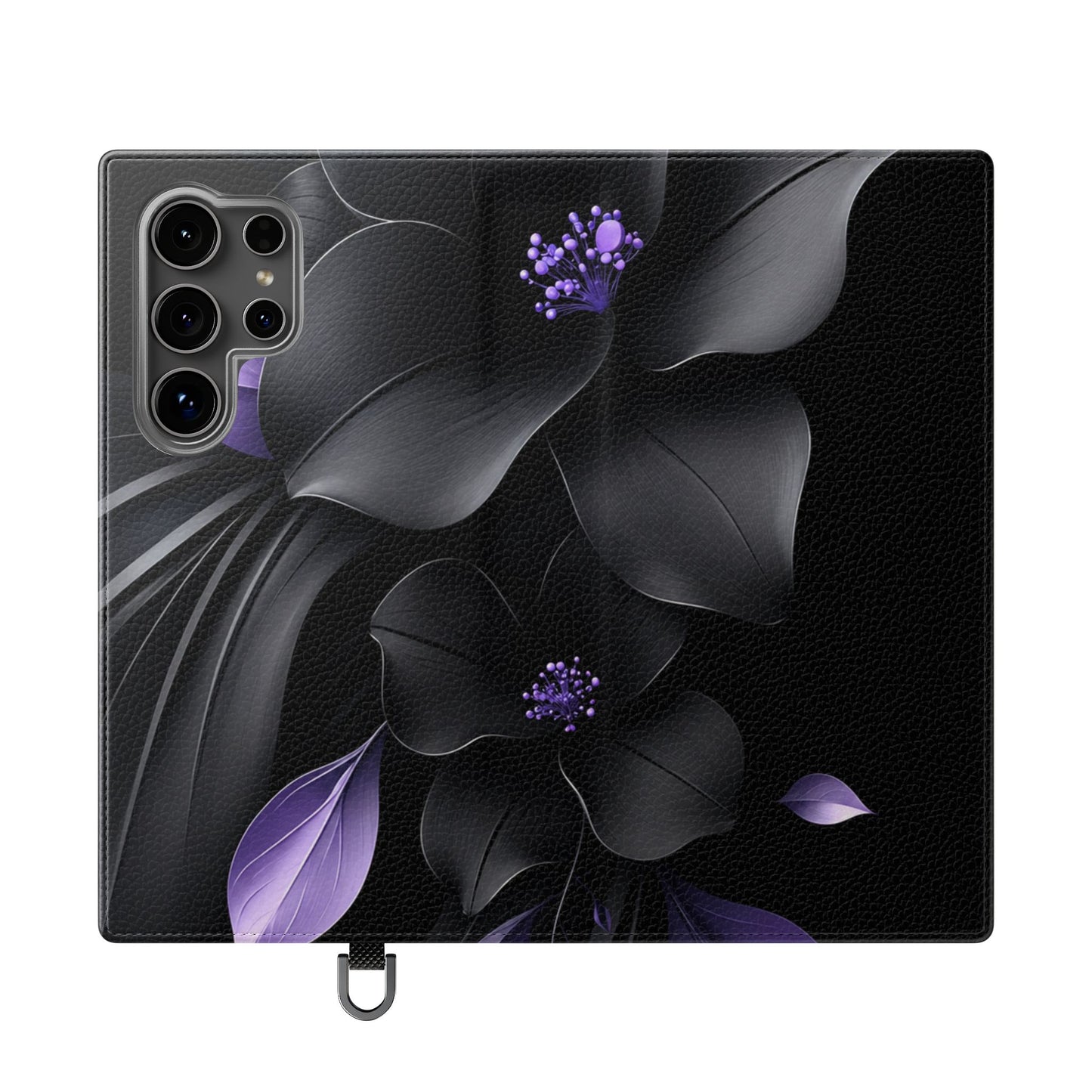 Midnight Lavender™ Flip Case for Samsung Galaxy | Premium Vegan Leather Wallet Case