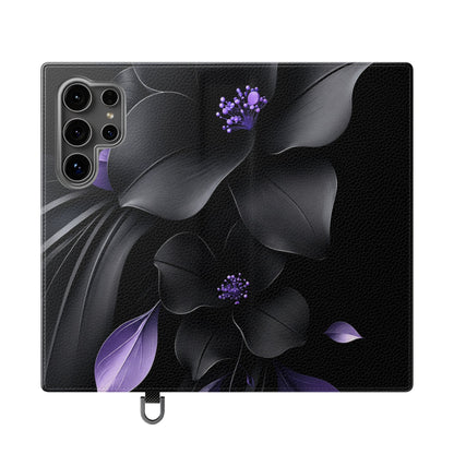 Midnight Lavender™ Flip Case for Samsung Galaxy | Premium Vegan Leather Wallet Case