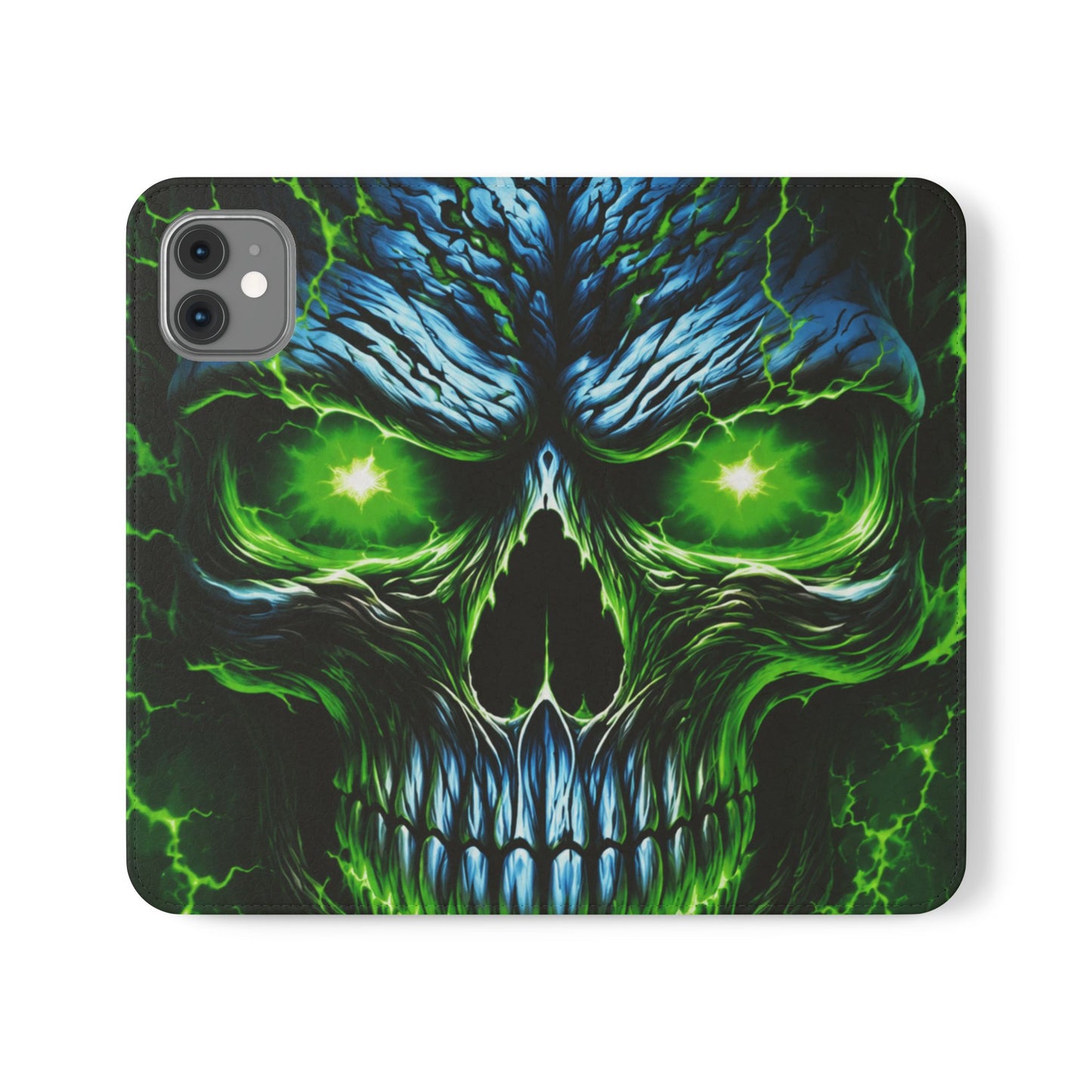 NecroVolt™ Flip Wallet Case for iPhone