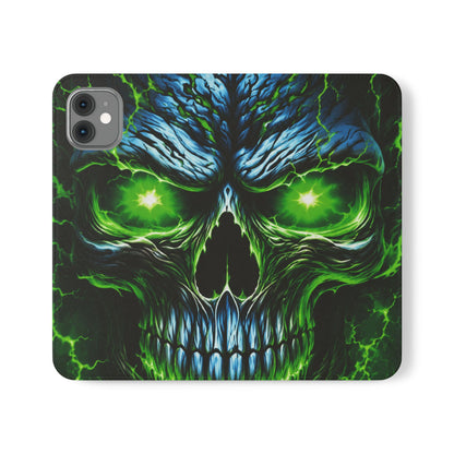 NecroVolt™ Flip Wallet Case for iPhone