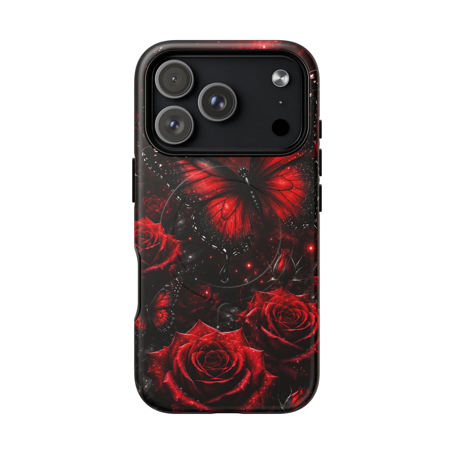 Étui robuste magnétique Crimson Metamorphosis™ pour la série iPhone 13-17