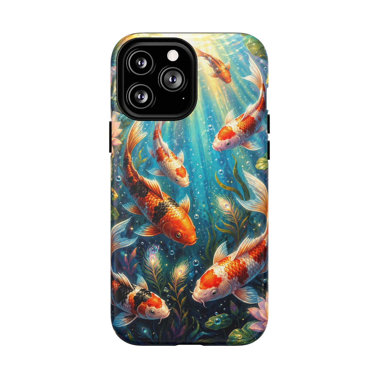 Koi Serenity™ Tough Magnetic Case for iPhone (MagSafe Compatible)
