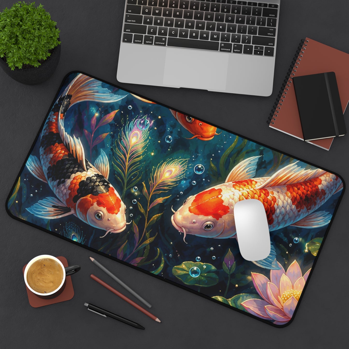 Koi Serenity™ Premium Neoprene Desk Mat