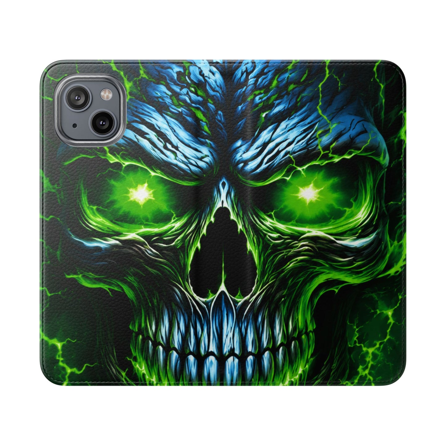 NecroVolt™ Flip Wallet Case for iPhone