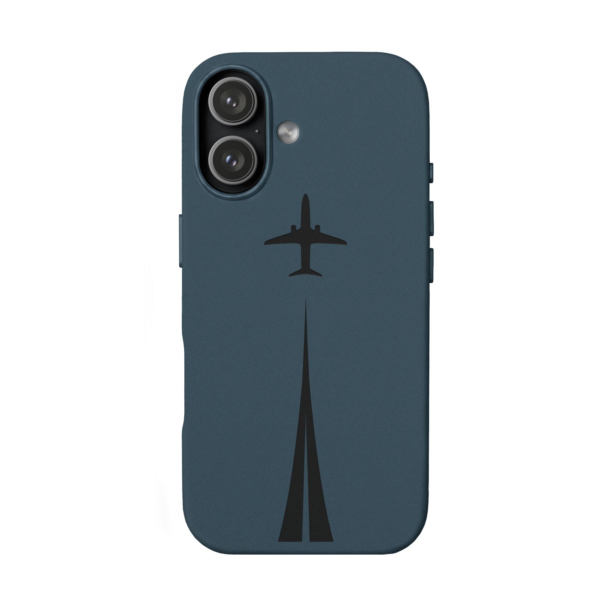 Take Off™ Engraved PU Leather Case for iPhone
