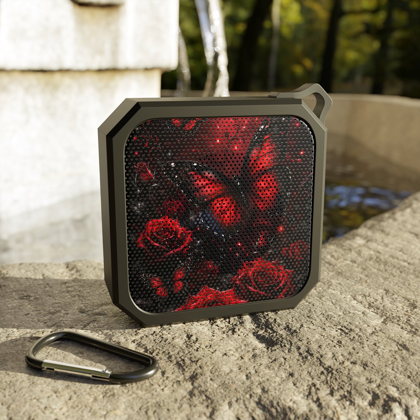Crimson Metamorphosis™ Blackwater Outdoor Bluetooth Speaker | Waterproof Portable Speaker