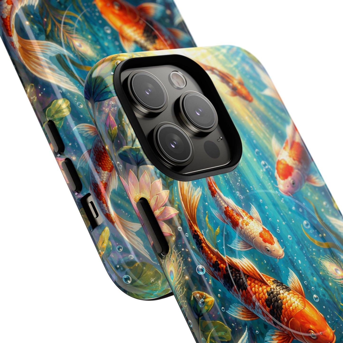 Koi Serenity™ Tough Magnetic Case for iPhone (MagSafe Compatible)