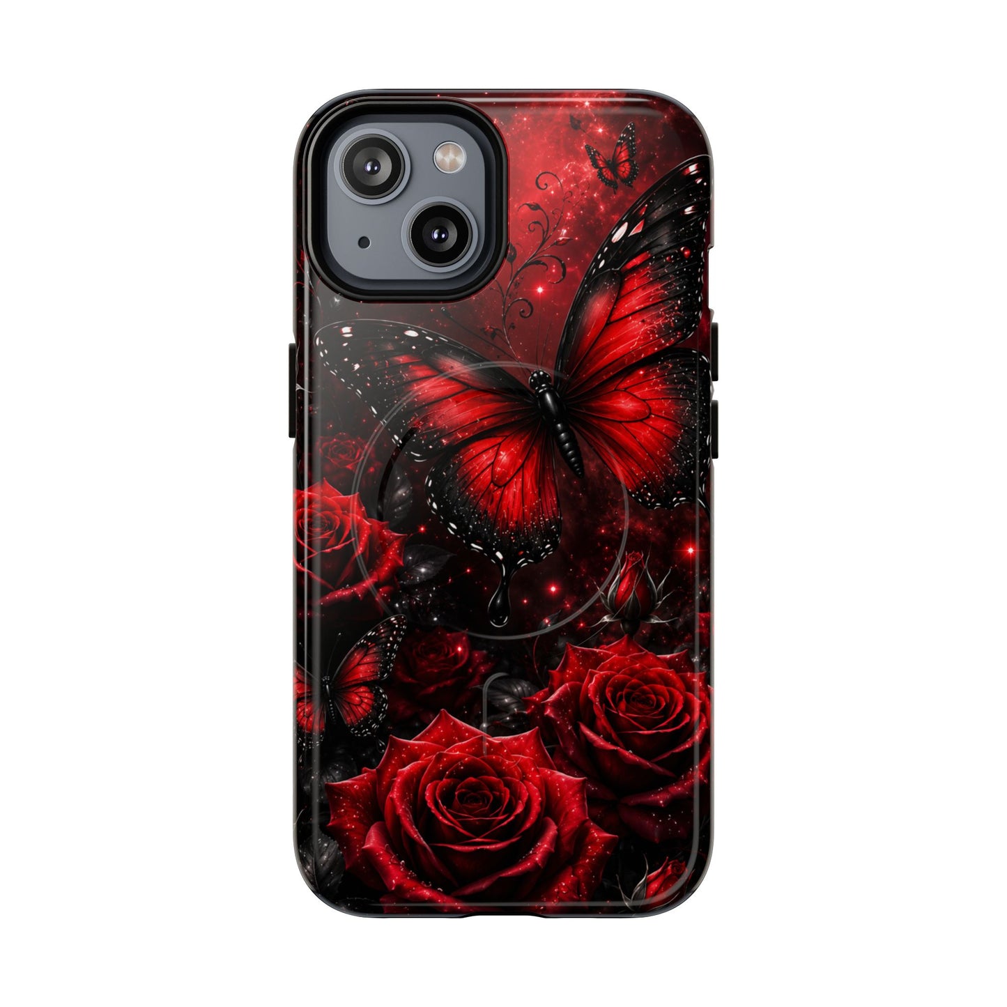 Étui robuste magnétique Crimson Metamorphosis™ pour la série iPhone 13-17
