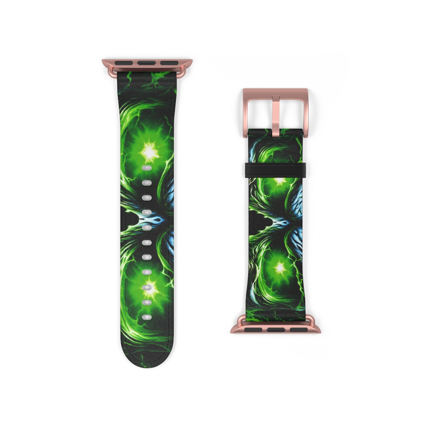 NecroVolt™ Apple Watch Band | Gothic Faux Leather Watch Strap