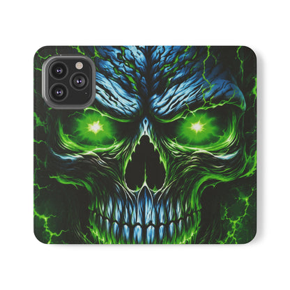 NecroVolt™ Flip Wallet Case for iPhone