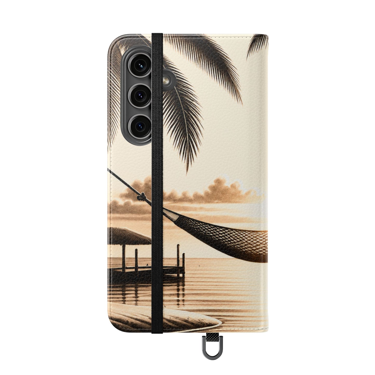 Island Serenity™ Faux Leather Flip Wallet Case for Samsung Galaxy