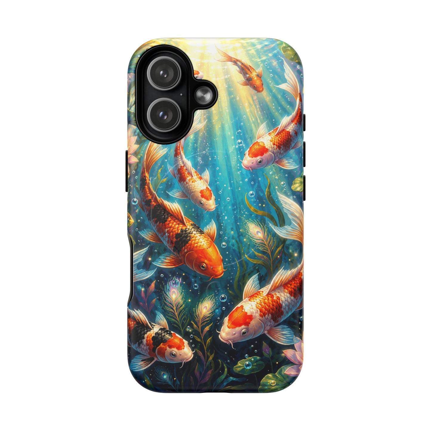 Koi Serenity™ Tough Magnetic Case for iPhone (MagSafe Compatible)