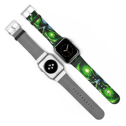 NecroVolt™ Apple Watch Band | Gothic Faux Leather Watch Strap