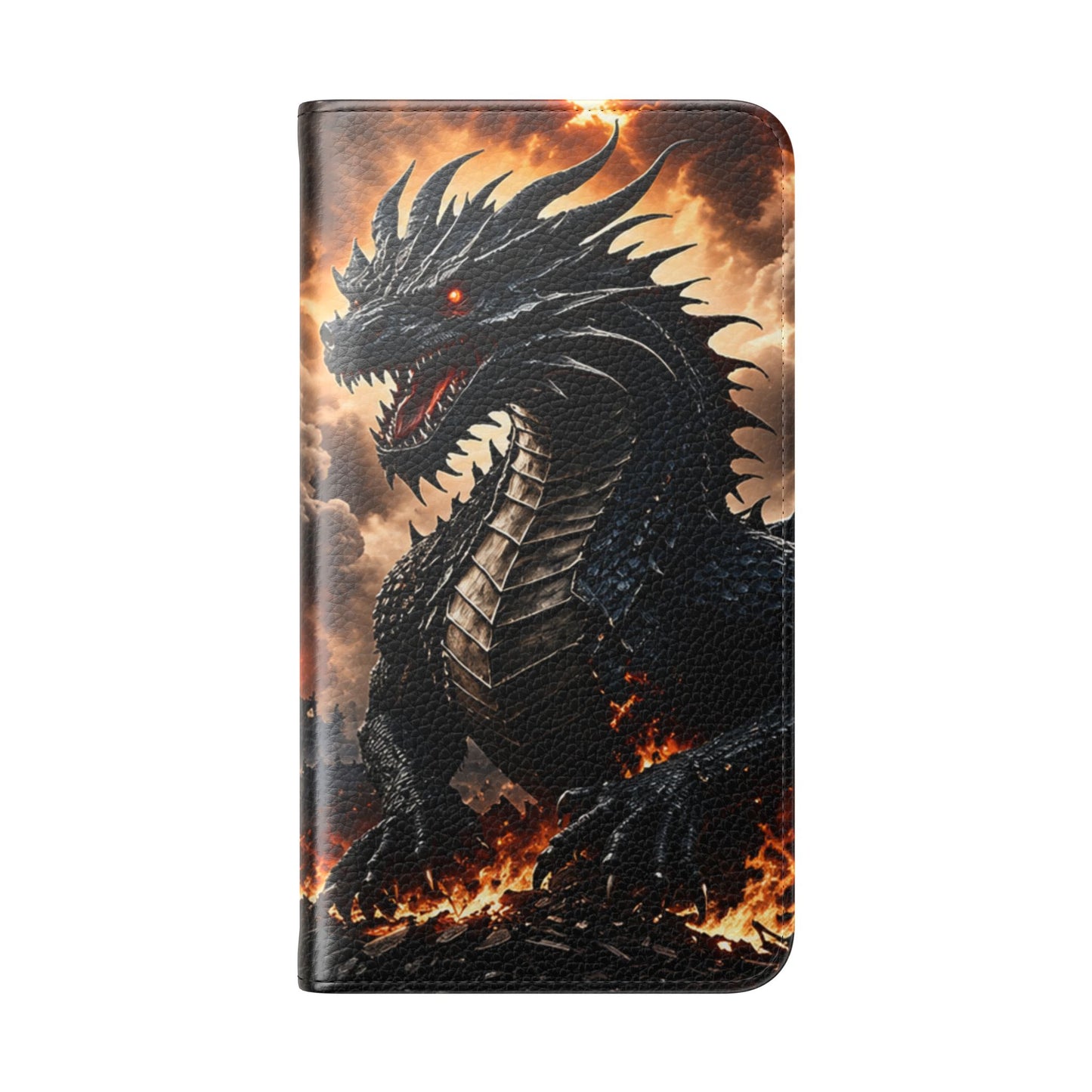 Ashen Dominion™ Flip Case for Samsung Galaxy | Premium Vegan Leather Wallet Case