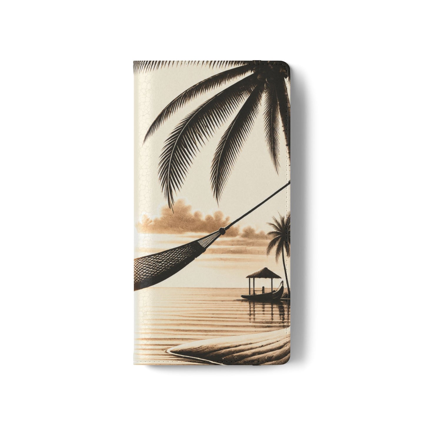 Island Serenity™ Faux Leather Flip Wallet Case for Samsung Galaxy